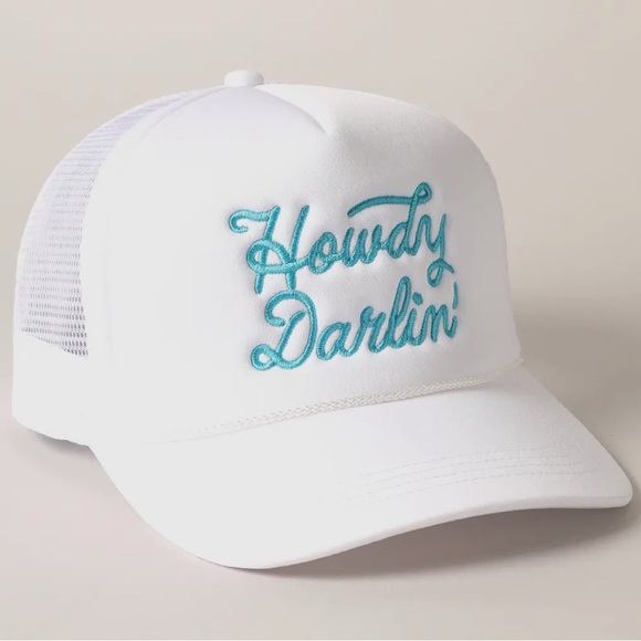 Howdy‎ Darlin’ Signature Foam Trucker White NWT - Picture 2 of 5